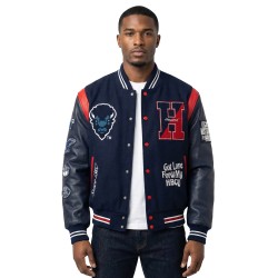 Howard University–Inspired Varsity Jacket | HBCU Legacy Wool & Leather Letterman Bomber