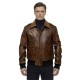 Men’s A-2 Aviator Brown Leather Jacket Men’s A-2 Aviator Brown Leather Jacket
