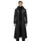Men’s Black Long Leather Trench Coat - Cosplay Edition - Gambit Coat