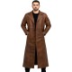 Men’s Distressed Brown Leather Trench Coat – WWII Military Officer Inspired Vintage Overcoat Men’s Distressed Brown Leather Trench Coat – WWII Military Officer Inspired Vintage Overcoat