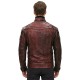 Men’s Distressed Leather Jacket – Handmade Asymmetrical Moto Jacket, Genuine Leather,  Custom Size Available