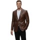 Men’s Genuine Leather Blazer – Real Sheepskin Casual Leather Jacket in Black & Brown Men’s Genuine Leather Blazer – Real Sheepskin Casual Leather Jacket in Black & Brown