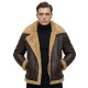 Men’s Ginger Aviator Shearling Leather Pilot Jacket Men’s Ginger Aviator Shearling Leather Pilot Jacket
