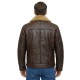 Men’s Ginger Aviator Shearling Leather Pilot Jacket Men’s Ginger Aviator Shearling Leather Pilot Jacket