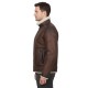 Men’s Shearling Leather Jacket | Genuine Lambskin Winter Bomber with High Collar & Zip Front Men’s Shearling Leather Jacket | Genuine Lambskin Winter Bomber with High Collar & Zip Front
