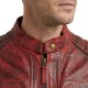 Men’s Vintage Burgundy Red Biker Leather Jacket – Handmade Diamond Quilted Motorcycle Style Men’s Vintage Burgundy Red Biker Leather Jacket – Handmade Diamond Quilted Motorcycle Style