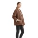 Reversible Quilted Linen Wrap Jacket for Women | Padded Kimono-Style Linen Coat with Pockets