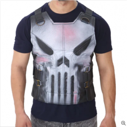 Thomas Jane Punisher Tactical Leather Vest 