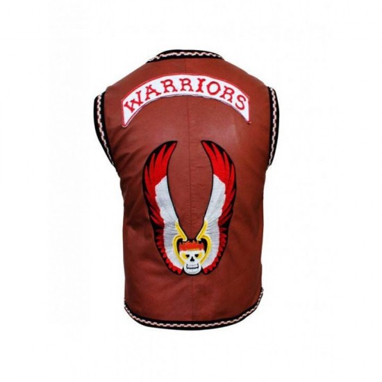 James Remar The Warriors Ajax Costume Biker Leather Vest