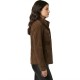 Women’s Brown Suede Leather Jacket – Handmade Utility Style Jacket, Genuine Leather