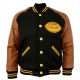 1955 Pittsburgh Steelers Varsity Brown and Black Jacket