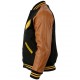 1955 Pittsburgh Steelers Varsity Brown and Black Jacket