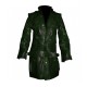 Designers Men Green Cargo Style Trench Jacket