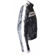 Designer Grey Bomber Biker Leather Jacket for Men