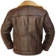 Ginger Aviator Brown Fur Shearling Sheepskin Leather Pilot Jacket Mens RAF B3 Flight Ginger Aviator Brown Fur Shearling Sheepskin Leather Pilot Jacket Mens RAF B3 Flight