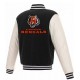 Cincinnati Bengals Letterman White and Black Jacket