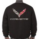 Corvette Varsity Wool Black Jacket
