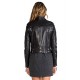 Leather Women's Genuine Lambskin Leather Biker Bomber Jacket 