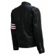 Captain America Biker Black Easy Rider Leather Jacket