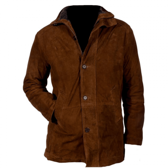 Longmire Sheriff Suede Leather Jacket – Brown Longmire Sheriff Suede Leather Jacket – Brown