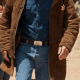 Longmire Sheriff Suede Leather Jacket – Brown Longmire Sheriff Suede Leather Jacket – Brown