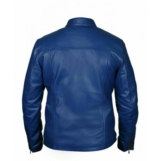 Steve McQueen 1971 Le Mans Grand Prix Leather Jacket