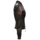 Flight Patches TOP Gun Womens Real Leather Bomber Jacket