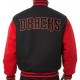 Arizona Diamondbacks Varsity Red and Black Wool Jacket