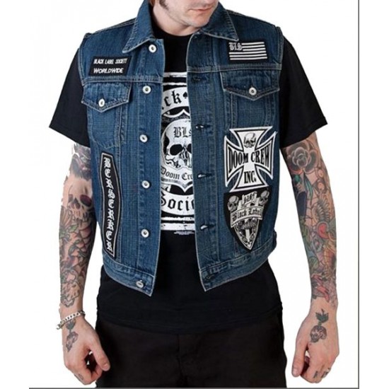 BLS Denim Blue Vest