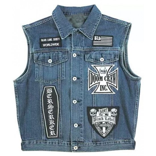 BLS Denim Blue Vest