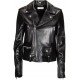 Women's Lambskin Leather Bomber Biker Jacket 