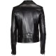 Women's Lambskin Leather Bomber Biker Jacket 