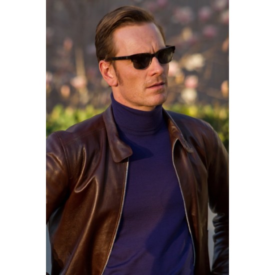 X-Men 1st Class Brown Movie Leather Jacket