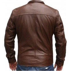 X-Men 1st Class Brown Movie Leather Jacket