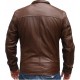 X-Men 1st Class Brown Movie Leather Jacket
